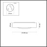 Настенный светодиодный светильник ODEON LIGHT LUNOR 4948/30CL